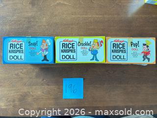 MaxSold Auction: Set of Kellogg’s Snap, Crackle, Pop Figures 1984 - Novato (California, USA) SELLER MANAGED Estate Sale Online Auction - Nina Drive