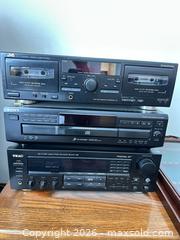 MaxSold Auction: TEAC AG-V1200 Receiver with KLH Speakers, and CD Players - Novato (California, USA) SELLER MANAGED Estate Sale Online Auction - Nina Drive