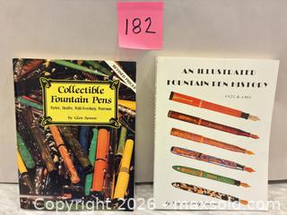 MaxSold Auction: Two books on collectible fountain pens - Novato (California, USA) SELLER MANAGED Estate Sale Online Auction - Nina Drive