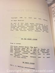 MaxSold Auction: Two books on collectible fountain pens - Novato (California, USA) SELLER MANAGED Estate Sale Online Auction - Nina Drive