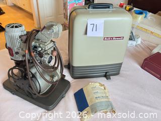 MaxSold Auction: Vintage Bell & Howell Projector with Screen - Novato (California, USA) SELLER MANAGED Estate Sale Online Auction - Nina Drive