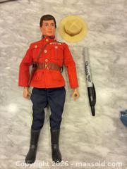 MaxSold Auction: Vintage G.I. Joe Canadian Mountie Action Figure, Plus Dog Figure. - Novato (California, USA) SELLER MANAGED Estate Sale Online Auction - Nina Drive