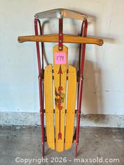 MaxSold Auction: Vintage Snow Sled - Medium - Novato (California, USA) SELLER MANAGED Estate Sale Online Auction - Nina Drive