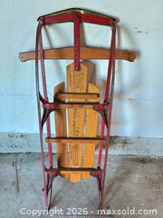 MaxSold Auction: Vintage Snow Sled -Small - Novato (California, USA) SELLER MANAGED Estate Sale Online Auction - Nina Drive