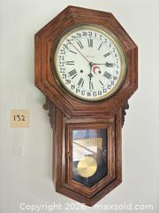 MaxSold Auction: Wall Clock With Pendulum - Novato (California, USA) SELLER MANAGED Estate Sale Online Auction - Nina Drive