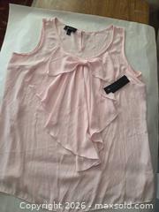 MaxSold Auction: AB Studio Light Pink Blouse, Size L - Las Vegas (Nevada, USA) PARTNER MANAGED Estate Sale Online Auction -  Argent Star Court