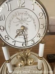 MaxSold Auction: Anniversary 400-Day Clock with Westminster Chime and Glass Dome - Las Vegas (Nevada, USA) PARTNER MANAGED Estate Sale Online Auction -  Argent Star Court