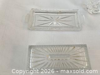 MaxSold Auction: Assorted Clear Ribbed Pressed Glass Creamers, Sugar & Butter Set (7 pc) - Las Vegas (Nevada, USA) PARTNER MANAGED Estate Sale Online Auction -  Argent Star Court