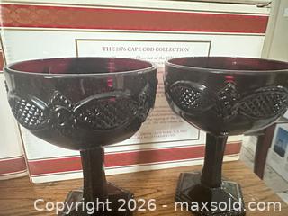 MaxSold Auction: Avon The 1876 Cape Cod Deep Cranberry Glass Lot (38+ Pieces) - Las Vegas (Nevada, USA) PARTNER MANAGED Estate Sale Online Auction -  Argent Star Court