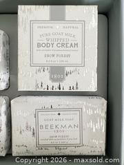 MaxSold Auction: Beekman 1802 Snow Forest Goat Milk Soap & Body Cream Gift Set, 4 - Las Vegas (Nevada, USA) PARTNER MANAGED Estate Sale Online Auction -  Argent Star Court