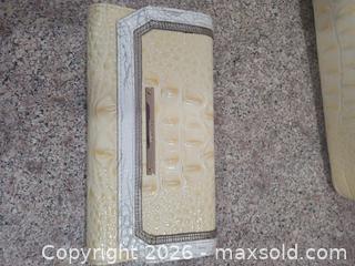 MaxSold Auction: Brahmin Croc-Embossed Yellow Handbag & Wallet - Las Vegas (Nevada, USA) PARTNER MANAGED Estate Sale Online Auction -  Argent Star Court