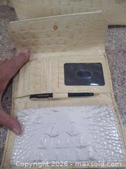 MaxSold Auction: Brahmin Croc-Embossed Yellow Handbag & Wallet - Las Vegas (Nevada, USA) PARTNER MANAGED Estate Sale Online Auction -  Argent Star Court