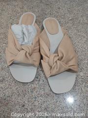 MaxSold Auction: Calvin Klein Nude/Beige Leather Slide Mule - Las Vegas (Nevada, USA) PARTNER MANAGED Estate Sale Online Auction -  Argent Star Court