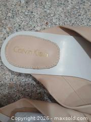 MaxSold Auction: Calvin Klein Nude/Beige Leather Slide Mule - Las Vegas (Nevada, USA) PARTNER MANAGED Estate Sale Online Auction -  Argent Star Court