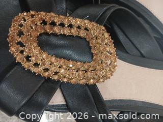 MaxSold Auction: Cecelia New York Women's Black Faux Leather Slide Sandals - Las Vegas (Nevada, USA) PARTNER MANAGED Estate Sale Online Auction -  Argent Star Court
