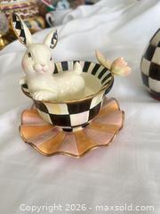 MaxSold Auction: Ceramic Easter Figurine & Trinket Box Set (Mackenzie-Childs) - Las Vegas (Nevada, USA) PARTNER MANAGED Estate Sale Online Auction -  Argent Star Court