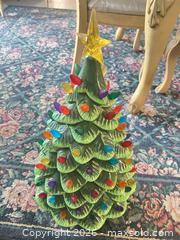 MaxSold Auction: Ceramic Plug-In Christmas Tree & Gingerbread House (18–24 in) - Las Vegas (Nevada, USA) PARTNER MANAGED Estate Sale Online Auction -  Argent Star Court
