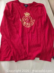 MaxSold Auction: Chaps Long Sleeve Red Cotton Shirt, Size L - Las Vegas (Nevada, USA) PARTNER MANAGED Estate Sale Online Auction -  Argent Star Court