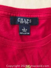 MaxSold Auction: Chaps Long Sleeve Red Cotton Shirt, Size L - Las Vegas (Nevada, USA) PARTNER MANAGED Estate Sale Online Auction -  Argent Star Court