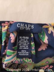 MaxSold Auction: Chaps XL Paisley 100% Polyester Top - Navy/Multi/Pink/Green - Las Vegas (Nevada, USA) PARTNER MANAGED Estate Sale Online Auction -  Argent Star Court