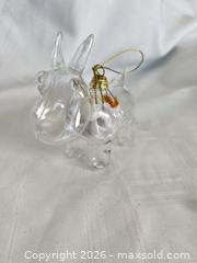 MaxSold Auction: Clear Glass Donkey/Ox Ornament with Gold Cap, 3–4 in - Las Vegas (Nevada, USA) PARTNER MANAGED Estate Sale Online Auction -  Argent Star Court