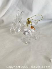MaxSold Auction: Clear Glass Donkey/Ox Ornament with Gold Cap, 3–4 in - Las Vegas (Nevada, USA) PARTNER MANAGED Estate Sale Online Auction -  Argent Star Court