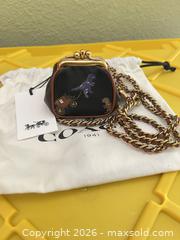 MaxSold Auction: Coach Leather Dinosaur Print Mini Crossbody Bag - Las Vegas (Nevada, USA) PARTNER MANAGED Estate Sale Online Auction -  Argent Star Court