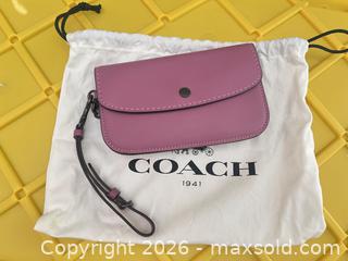 MaxSold Auction: Coach Purple Leather Wristlet with Dust Bag - Las Vegas (Nevada, USA) PARTNER MANAGED Estate Sale Online Auction -  Argent Star Court