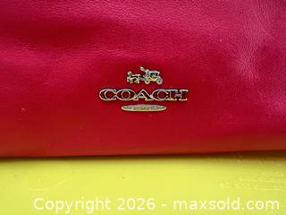 MaxSold Auction: Coach Red Leather Small Crossbody Bag - Las Vegas (Nevada, USA) PARTNER MANAGED Estate Sale Online Auction -  Argent Star Court
