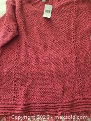 MaxSold Auction: Coldwater Creek Dusty Rose Knit Sweater, Size L - Las Vegas (Nevada, USA) PARTNER MANAGED Estate Sale Online Auction -  Argent Star Court