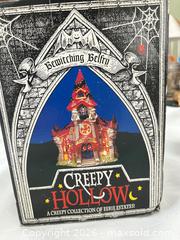 MaxSold Auction: Creepy Hollow Lighted Ceramic/Resin House Halloween Figurine - Las Vegas (Nevada, USA) PARTNER MANAGED Estate Sale Online Auction -  Argent Star Court