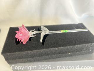 MaxSold Auction: Crystal Decorative Rose, 7.5 in Satin Finish - Las Vegas (Nevada, USA) PARTNER MANAGED Estate Sale Online Auction -  Argent Star Court