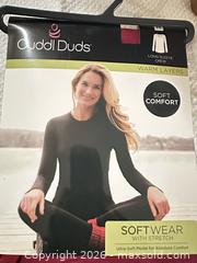 MaxSold Auction: Cuddl Duds Women's M Cranberry Long Sleeve Thermal Crew Top - Las Vegas (Nevada, USA) PARTNER MANAGED Estate Sale Online Auction -  Argent Star Court