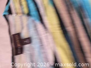 MaxSold Auction: Dana Buchman Women's Striped Rayon Blouse, Size M - Las Vegas (Nevada, USA) PARTNER MANAGED Estate Sale Online Auction -  Argent Star Court