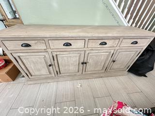 MaxSold Auction: Distressed Rustic Engineered Wood Sideboard / Buffet - Las Vegas (Nevada, USA) PARTNER MANAGED Estate Sale Online Auction -  Argent Star Court