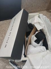 MaxSold Auction: Donald J Pliner Black Satin-Like Beaded Slide Sandals / Mules - Las Vegas (Nevada, USA) PARTNER MANAGED Estate Sale Online Auction -  Argent Star Court