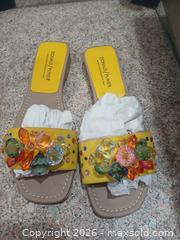 MaxSold Auction: Donald J Pliner Kidsuede Multicolor Slide Flats, Size 7.5 - Las Vegas (Nevada, USA) PARTNER MANAGED Estate Sale Online Auction -  Argent Star Court