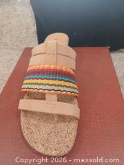 MaxSold Auction: Donald/J Pliner Multi Fawn/Tan Wedge Sandal US 7.5 - Las Vegas (Nevada, USA) PARTNER MANAGED Estate Sale Online Auction -  Argent Star Court