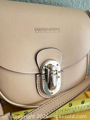 MaxSold Auction: Dooney & Bourke Beige Leather Suede Crossbody Shoulder Bag - Las Vegas (Nevada, USA) PARTNER MANAGED Estate Sale Online Auction -  Argent Star Court