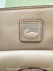 MaxSold Auction: Dooney & Bourke Beige/Blush Leather Satchel Crossbody - Las Vegas (Nevada, USA) PARTNER MANAGED Estate Sale Online Auction -  Argent Star Court