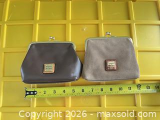 MaxSold Auction: Dooney & Bourke Brown Leather & Suede Coin Purse - Las Vegas (Nevada, USA) PARTNER MANAGED Estate Sale Online Auction -  Argent Star Court