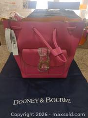 MaxSold Auction: Dooney & Bourke Fuchsia Leather Drawstring Bag - Las Vegas (Nevada, USA) PARTNER MANAGED Estate Sale Online Auction -  Argent Star Court