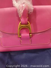 MaxSold Auction: Dooney & Bourke Fuchsia Leather Drawstring Bag - Las Vegas (Nevada, USA) PARTNER MANAGED Estate Sale Online Auction -  Argent Star Court