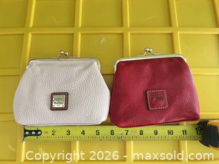 MaxSold Auction: Dooney & Bourke Leather Coin Purse Set, Red & Light Pink - Las Vegas (Nevada, USA) PARTNER MANAGED Estate Sale Online Auction -  Argent Star Court