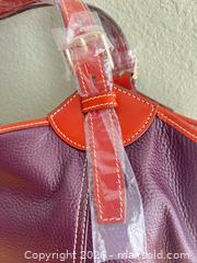 MaxSold Auction: Dooney & Bourke Leather Tote / Shoulder Bag / Satchel, Burgundy/Brown - Las Vegas (Nevada, USA) PARTNER MANAGED Estate Sale Online Auction -  Argent Star Court