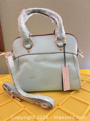 MaxSold Auction: Dooney & Bourke Light Mint / Seafoam Leather Satchel, Medium - Las Vegas (Nevada, USA) PARTNER MANAGED Estate Sale Online Auction -  Argent Star Court