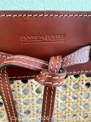 MaxSold Auction: Dooney & Bourke Medium Brown/Tan Leather & Straw Tote - Las Vegas (Nevada, USA) PARTNER MANAGED Estate Sale Online Auction -  Argent Star Court