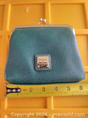 MaxSold Auction: Dooney & Bourke Pebbled Leather Kiss Lock Coin Purse, Green - Las Vegas (Nevada, USA) PARTNER MANAGED Estate Sale Online Auction -  Argent Star Court