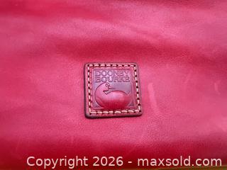 MaxSold Auction: Dooney & Bourke Red Leather Large Tote - Las Vegas (Nevada, USA) PARTNER MANAGED Estate Sale Online Auction -  Argent Star Court
