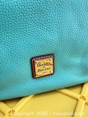 MaxSold Auction: Dooney & Bourke Turquoise Pebbled Leather Tote/Shoulder Bag - Las Vegas (Nevada, USA) PARTNER MANAGED Estate Sale Online Auction -  Argent Star Court